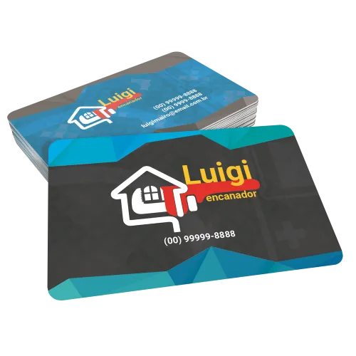 Cartão de Visita - Bordas Arrendondadas